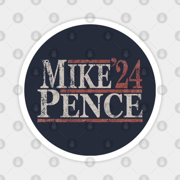 Distressed Mike Pence 2024 Magnet by Etopix